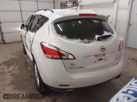 2014 Nissan Murano S with VIN JN8AZ1MW6EW526477, listed as a IAAI auction lot 41403021 with 111,869 mi miles and . Bid and sale history available at carsss.com. Image 3.