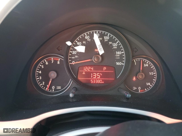 2012 Volkswagen Beetle 2.5L PZEV with VIN 3VWJP7AT3CM614234, listed as a Copart auction lot 88522825 with 53,380 mi miles and Salvage Title. Bid and sale history available at carsss.com. Image 9.
