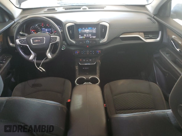 2021 GMC Terrain SLE with VIN 3GKALTEV5ML387420, listed as a Copart auction lot 48223765 with 33,424 mi miles and Salvage title. Bid and sale history available at DreamBid. Image 8.