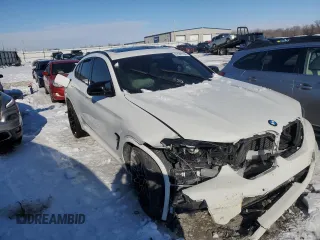 2022 BMW X4 M z VIN 5YM23EC04N9K50909, wystawiony jako Copart lot #87947765 z przebiegiem 27 474 mil mil oraz Szkoda całkowita • Salvage title. Historia ofert i sprzedaży dostępna na DreamBid. Obrazek 4.