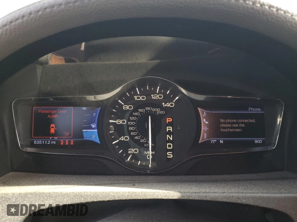 2013 Lincoln MKX with VIN 2LMDJ6JK2DBL08616, listed as a Copart auction lot 51866105 with 83,511 mi miles and Salvage Title. Bid and sale history available at carsss.com. Image 9.