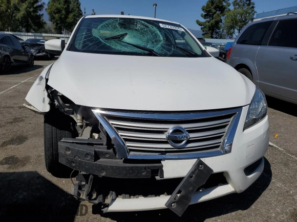2015 Nissan Sentra SV with VIN 3N1AB7APXFY292227, listed as a Copart auction lot 52735955 with 193,244 mi miles and Salvage Title. Bid and sale history available at carsss.com. Image 5.