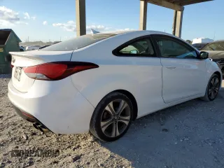 2014 Hyundai Elantra Coupe with VIN KMHDH6AH1EU027608, listed as a Copart auction lot 82551144 with 84,973 mi miles and Clean Title. Bid and sale history available at carsss.com. Image 3.
