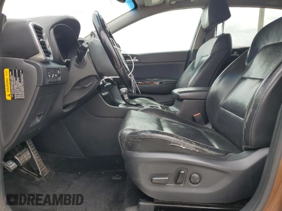 2017 Kia Sportage SX Turbo with VIN KNDPR3A66H7203597, listed as a Copart auction lot 54489895 with 121,997 mi miles and Salvage title. Bid and sale history available at DreamBid. Image 7.