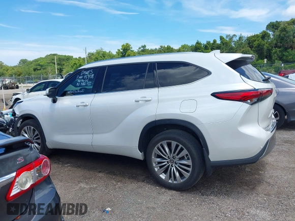 2023 Toyota Highlander L with VIN 5TDKDRAH3PS044054, listed as a IAAI auction lot 42464813 with 38,681 mi miles and . Bid and sale history available at DreamBid. Image 15.