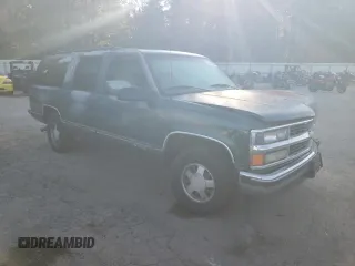 1997 Chevrolet Suburban with VIN 3GNEC16R6VG167319, listed as a Copart auction lot 77485194 with 188,479 mi miles and Salvage Title. Bid and sale history available at carsss.com. Image 4.