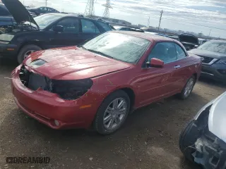 2008 Chrysler Sebring Limited with VIN 1C3LC65M08N150261, listed as a Copart auction lot 50984305 with 41,926 mi miles and Salvage Title. Bid and sale history available at carsss.com. Image 1.