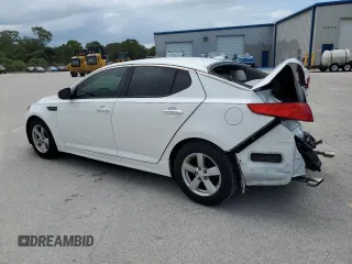 2015 Kia Optima LX with VIN 5XXGM4A7XFG448582, listed as a Copart auction lot 58603735 with 137,656 mi miles and Salvage title. Bid and sale history available at DreamBid. Image 2.