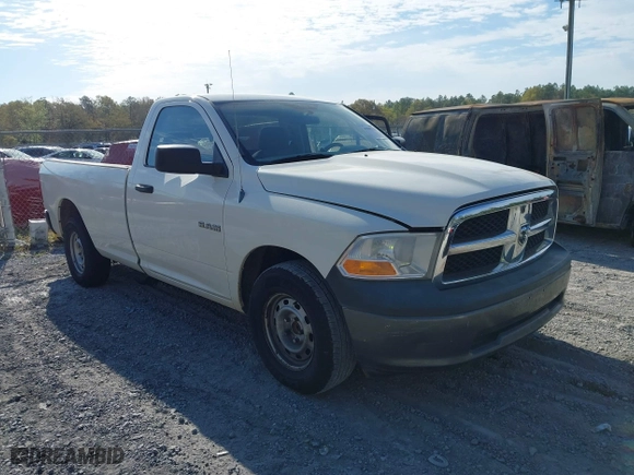 2009 Dodge Ram 1500 ST with VIN 1D3HB16K19J520511, listed as a IAAI auction lot 41895713 with 200,124 mi miles. Bid and sale history available at carsss.com. Image 1.