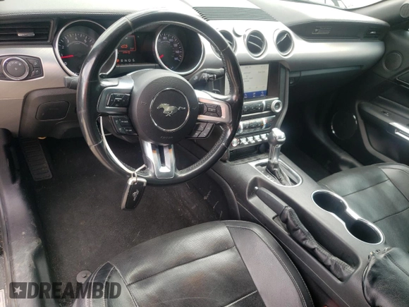2020 Ford Mustang EcoBoost with VIN 1FATP8UH0L5106517, listed as a Copart auction lot 60517665 with 97,877 mi miles and Salvage title. Bid and sale history available at DreamBid. Image 8.