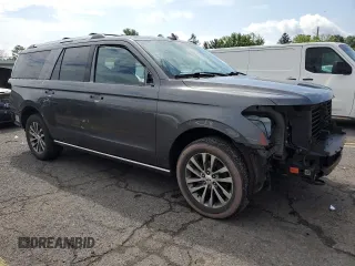 2018 Ford Expedition Max Limited with VIN 1FMJK2AT7JEA18675, listed as a Copart auction lot 62409535 with 121,330 mi miles and Salvage title. Bid and sale history available at DreamBid. Image 4.