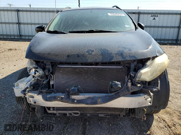 2013 Nissan Murano S with VIN JN8AZ1MU8DW202931, listed as a Copart auction lot 76040234 with 124,104 mi miles and Salvage Title. Bid and sale history available at carsss.com. Image 5.