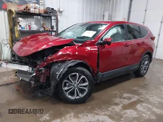 2022 Honda CR-V EX-L with VIN 2HKRW2H8XNH619209, listed as a IAAI auction lot 42042780 with 11,517 mi miles and . Bid and sale history available at DreamBid. Image 2.