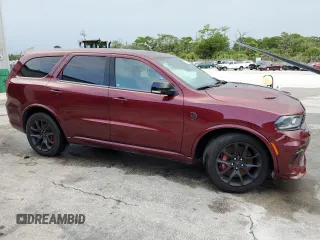 2023 Dodge Durango SRT Hellcat Premium with VIN 1C4SDJH93PC576695, listed as a Copart auction lot 71703694 with 7,249 mi miles and Salvage Title. Bid and sale history available at DreamBid. Image 7.
