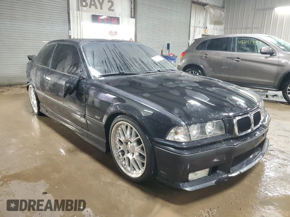 1998 BMW 3 Series M3 with VIN WBSBG9327WEY77787, listed as a Copart auction lot 47663745 with 77,038 mi miles and Salvage Title. Bid and sale history available at carsss.com. Image 4.
