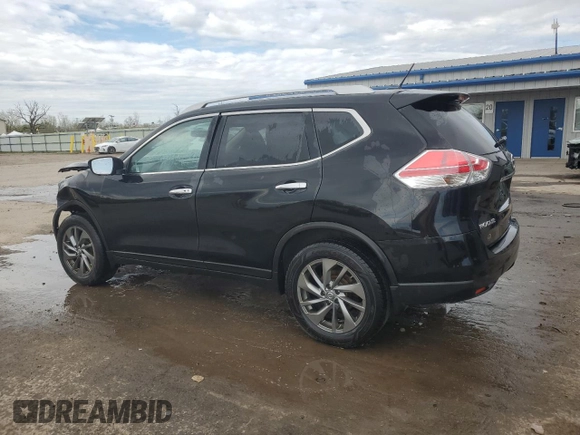 2016 Nissan Rogue S with VIN JN8AT2MVXGW144910, listed as a Copart auction lot 55214625 with 127,384 mi miles and Salvage Title. Bid and sale history available at DreamBid. Image 2.