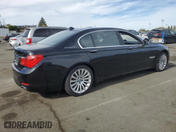 2012 BMW 7 Series with VIN WBAKX8C52CC198431, listed as a Copart auction lot 75295664 with 72,818 mi miles and Clean title. Bid and sale history available at DreamBid. Image 3.