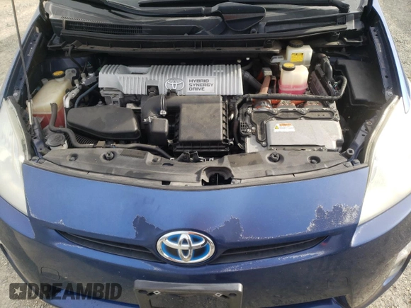2010 Toyota Prius II with VIN JTDKN3DU1A0124501, listed as a Copart auction lot 50991285 with 112,580 mi miles and Salvage Title. Bid and sale history available at DreamBid. Image 12.