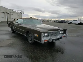 1976 Cadillac Eldorado z VIN 6L67S6Q235270, wystawiony jako Copart lot #80518554 z przebiegiem 4 944 mil mil oraz Szkoda całkowita • Salvage title. Historia ofert i sprzedaży dostępna na DreamBid. Obrazek 11.