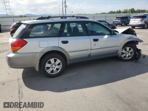 2005 Subaru Legacy Outback with VIN 4S4BP61C057357432, listed as a Copart auction lot 62715765 with 178,488 mi miles and Salvage title. Bid and sale history available at DreamBid. Image 3.