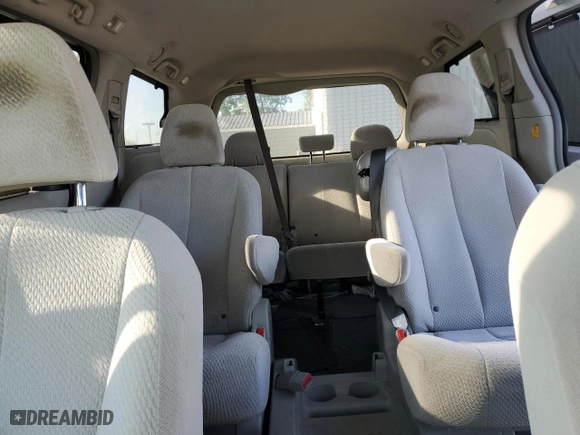 2013 Toyota Sienna LE AAS with VIN 5TDKK3DC0DS370943, listed as a Copart auction lot 51984705 with 445,368 mi miles and Clean Title. Bid and sale history available at carsss.com. Image 10.