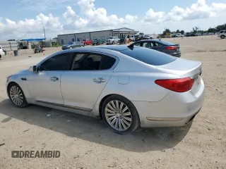 2015 Kia K900 Premium with VIN KNALU4D49F6026279, listed as a Copart auction lot 71614904 with 103,929 mi miles and Salvage Title. Bid and sale history available at carsss.com. Image 2.