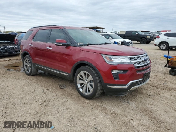 2019 Ford Explorer Limited z VIN 1FM5K7FH1KGA96037, wystawiony jako Copart lot #83707294 z przebiegiem 58 764 mil mil oraz Szkoda całkowita • Salvage title. Historia ofert i sprzedaży dostępna na DreamBid. Obrazek 4.