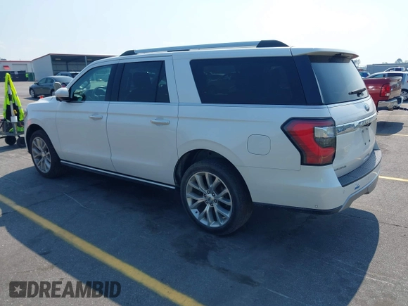 2018 Ford Expedition Max Limited z VIN 1FMJK2AT0JEA35804, wystawiony jako IAAI lot #41985908 z przebiegiem 118 341 mil mil oraz . Historia ofert i sprzedaży dostępna na DreamBid. Obrazek 3.
