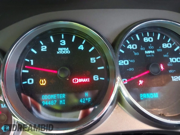 2013 Chevrolet Silverado 1500 LT with VIN 3GCPKSE77DG190293, listed as a IAAI auction lot 41968478 with 94,487 mi miles. Bid and sale history available at carsss.com. Image 16.