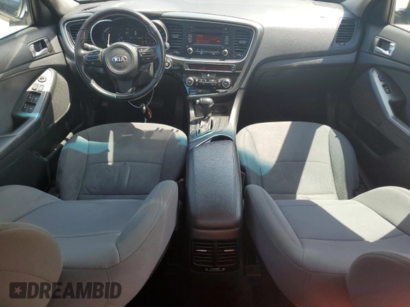2015 Kia Optima Hybrid with VIN KNAGM4AD6F5082563, listed as a Copart auction lot 55150765 with 191,193 mi miles and Clean Title. Bid and sale history available at carsss.com. Image 8.