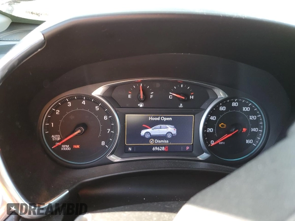 2019 Chevrolet Equinox Premier with VIN 2GNAXYEXXK6261738, listed as a Copart auction lot 48056865 with 69,628 mi miles and Salvage Title. Bid and sale history available at carsss.com. Image 9.