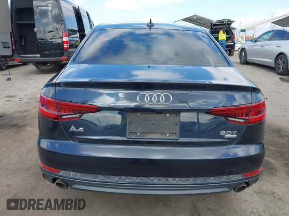 2018 Audi A4 Premium with VIN WAUKMAF42JA146373, listed as a IAAI auction lot 41276588 with 107,063 mi miles. Bid and sale history available at carsss.com. Image 15.