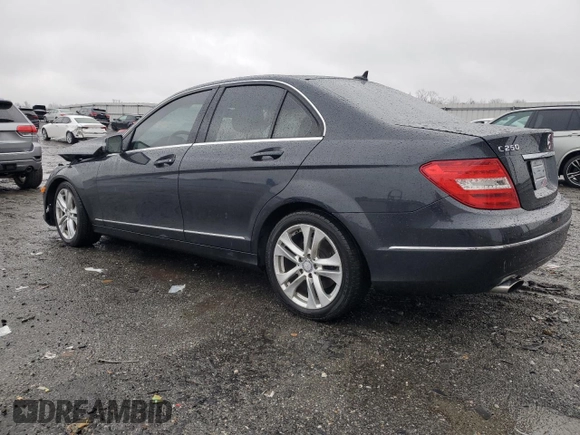2013 Mercedes-Benz C-Class C 250 Sport with VIN WDDGF4HB8DA796402, listed as a Copart auction lot 44204675 with 107,876 mi miles and Salvage Title. Bid and sale history available at carsss.com. Image 2.