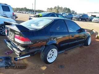 1997 Honda Civic EX z VIN 1HGEJ8149VL078982, wystawiony jako IAAI lot #41525566 z przebiegiem 129 926 mil mil oraz . Historia ofert i sprzedaży dostępna na DreamBid. Obrazek 4.