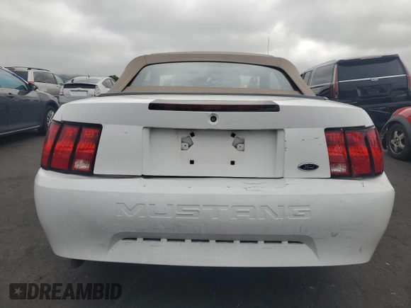 2004 Ford Mustang Deluxe with VIN 1FAFP44664F144530, listed as a Copart auction lot 55314205 with 171,075 mi miles and Salvage title. Bid and sale history available at DreamBid. Image 6.