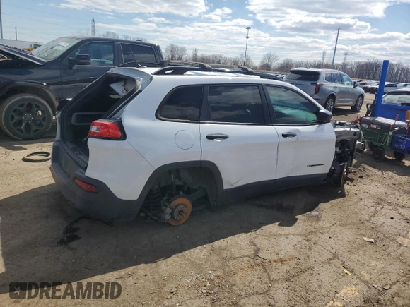2017 Jeep Cherokee Altitude z VIN 1C4PJLAB4HW540506, wystawiony jako Copart lot #62934975 z przebiegiem Nie podano mil oraz Nie do naprawy • Non repairable. Historia ofert i sprzedaży dostępna na DreamBid. Obrazek 3.