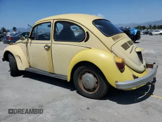 1973 Volkswagen Beetle with VIN 1332230723, listed as a Copart auction lot 57109315 with 12,672 mi miles and Clean Title. Bid and sale history available at DreamBid. Image 2.