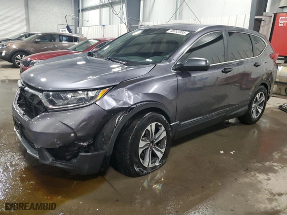 2017 Honda CR-V LX with VIN 7FARW5H39HE014417, listed as a Copart auction lot 48353985 with 44,748 mi miles and Salvage Title. Bid and sale history available at carsss.com. Image 1.