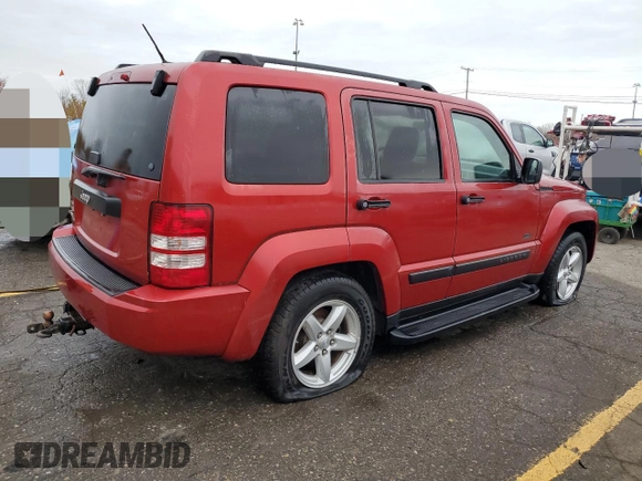 2009 Jeep Liberty Sport with VIN 1J8GN28K89W551684, listed as a Copart auction lot 76122674 with 14,631 mi miles and Salvage Title. Bid and sale history available at DreamBid. Image 3.