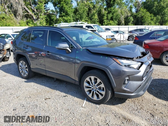 2022 Toyota RAV4 XLE Premium with VIN 2T3C1RFVXNC198804, listed as a Copart auction lot 52865365 with 50,677 mi miles and Non repairable. Bid and sale history available at DreamBid. Image 4.