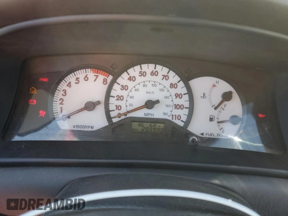 2003 Toyota Corolla CE with VIN 1NXBR32E13Z155142, listed as a Copart auction lot 79714184 with 299,999 mi miles and Salvage Title. Bid and sale history available at DreamBid. Image 9.