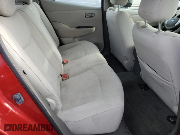 2011 Nissan LEAF SL-e with VIN JN1AZ0CP2BT005806, listed as a Copart auction lot 51286525 with 66,829 mi miles and Clean Title. Bid and sale history available at carsss.com. Image 10.
