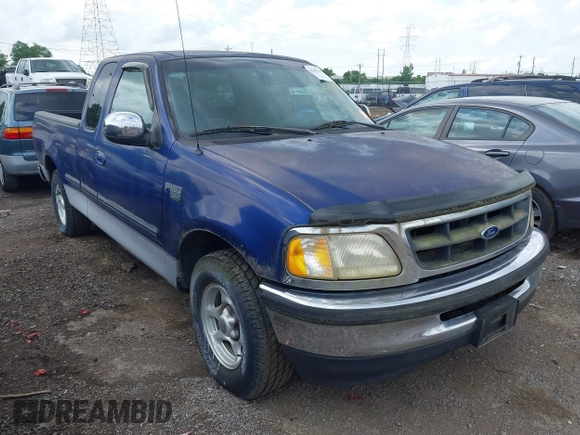 1998 Ford F-150 with VIN 1FTDX1762WNA09775, listed as a IAAI auction lot 42435394 with 62,652 mi miles and . Bid and sale history available at DreamBid. Image 1.