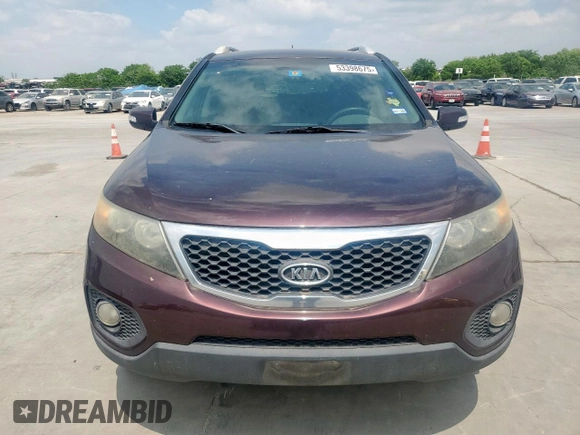 2011 Kia Sorento LX with VIN 5XYKT4A1XBG081472, listed as a Copart auction lot 53398675 with 207,343 mi miles and Clean Title. Bid and sale history available at DreamBid. Image 5.