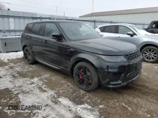 2018 Land Rover Range Rover Sport SVR with VIN SALWZ2SE6JA800746, listed as a Copart auction lot 83444184 with 121,681 mi miles and Non Repairable. Bid and sale history available at carsss.com. Image 4.