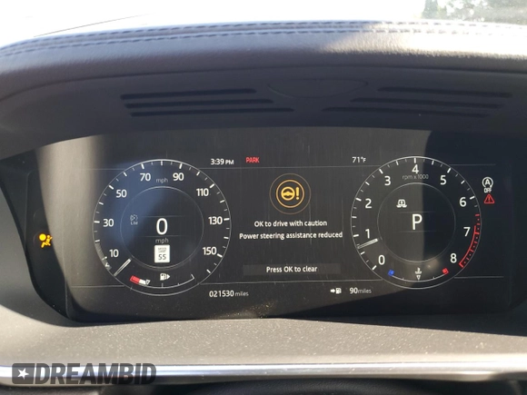 2019 Land Rover Range Rover with VIN SALGR2RV9KA526258, listed as a Copart auction lot 69774953 with 21,530 mi miles. Bid and sale history available at carsss.com. Image 9.