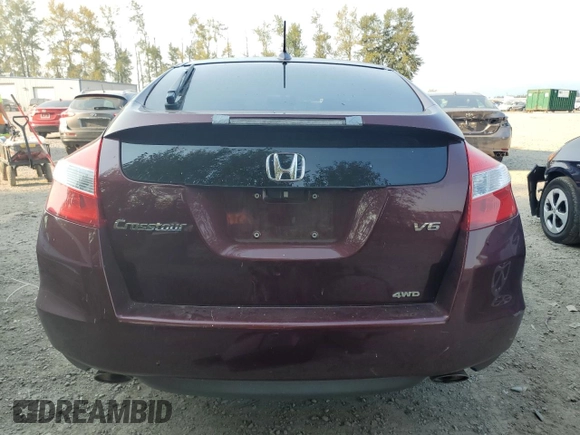 2012 Honda Crosstour EX-L with VIN 5J6TF2H59CL003550, listed as a Copart auction lot 69829704 with 116,843 mi miles and Salvage Title. Bid and sale history available at carsss.com. Image 6.