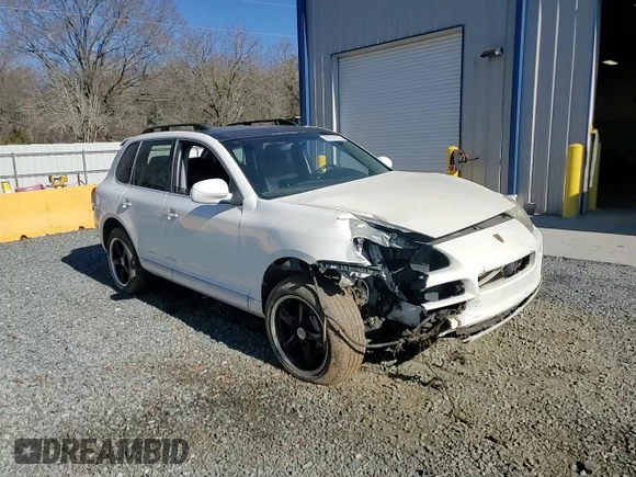 2005 Porsche Cayenne with VIN WP1AA29P45LA21418, listed as a Copart auction lot 80732313 with 97,518 mi miles and Salvage Title. Bid and sale history available at carsss.com. Image 10.