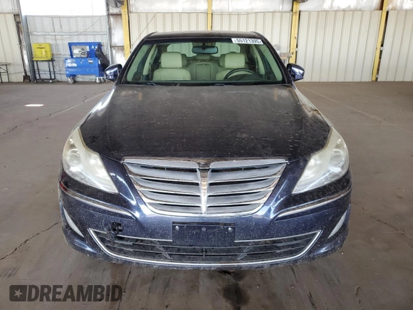 2013 Hyundai Genesis 3.8L with VIN KMHGC4DD1DU227184, listed as a Copart auction lot 55121395 with 159,597 mi miles and Clean Title. Bid and sale history available at carsss.com. Image 5.