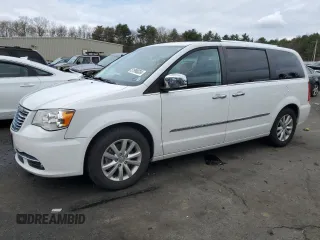 2016 Chrysler Town & Country Limited Platinum with VIN 2C4RC1GGXGR133548, listed as a Copart auction lot 51998334 with 108,207 mi miles and Salvage Title. Bid and sale history available at DreamBid. Image 1.